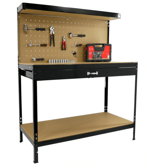 ProfiGaráž Pracovný stôl ponk do dielne 120x60x150cm
