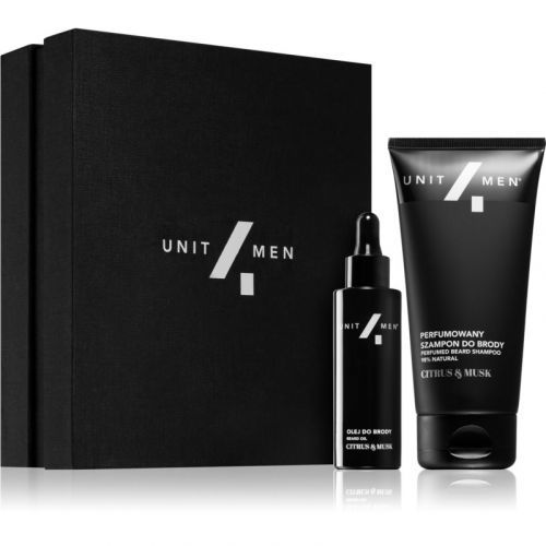 Unit4Men Barber Set Citrus & Musk kozmetická sada (na bradu)