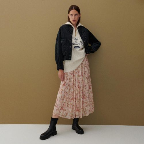Reserved - Ladies` skirt - Ružová