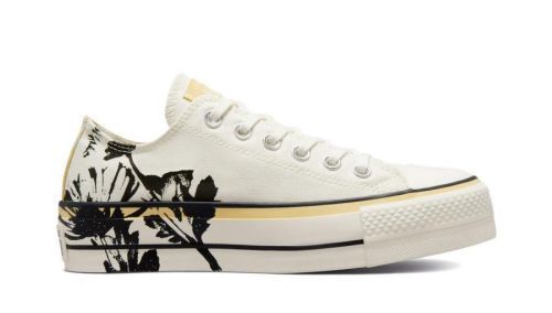 Converse Chuck Taylor All Star Hybrid Floral Platform biele 571583C