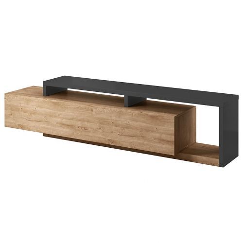 TV stolík Bota 40 Antracyt/Dub Ribbec