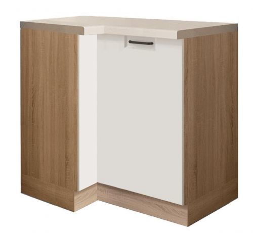 Skrinka do kuchyne Favorit 14D pravá Sonoma/White