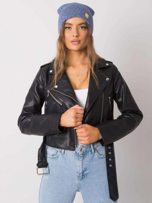 RUE PARIS Tmavomodrá dámska čiapka ONE SIZE