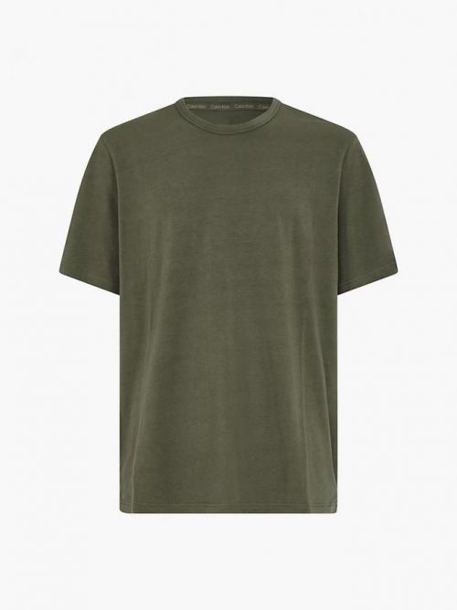 Pánske tričko Lounge - NM2192E - RBN - Khaki - Calvin Klein khaki L