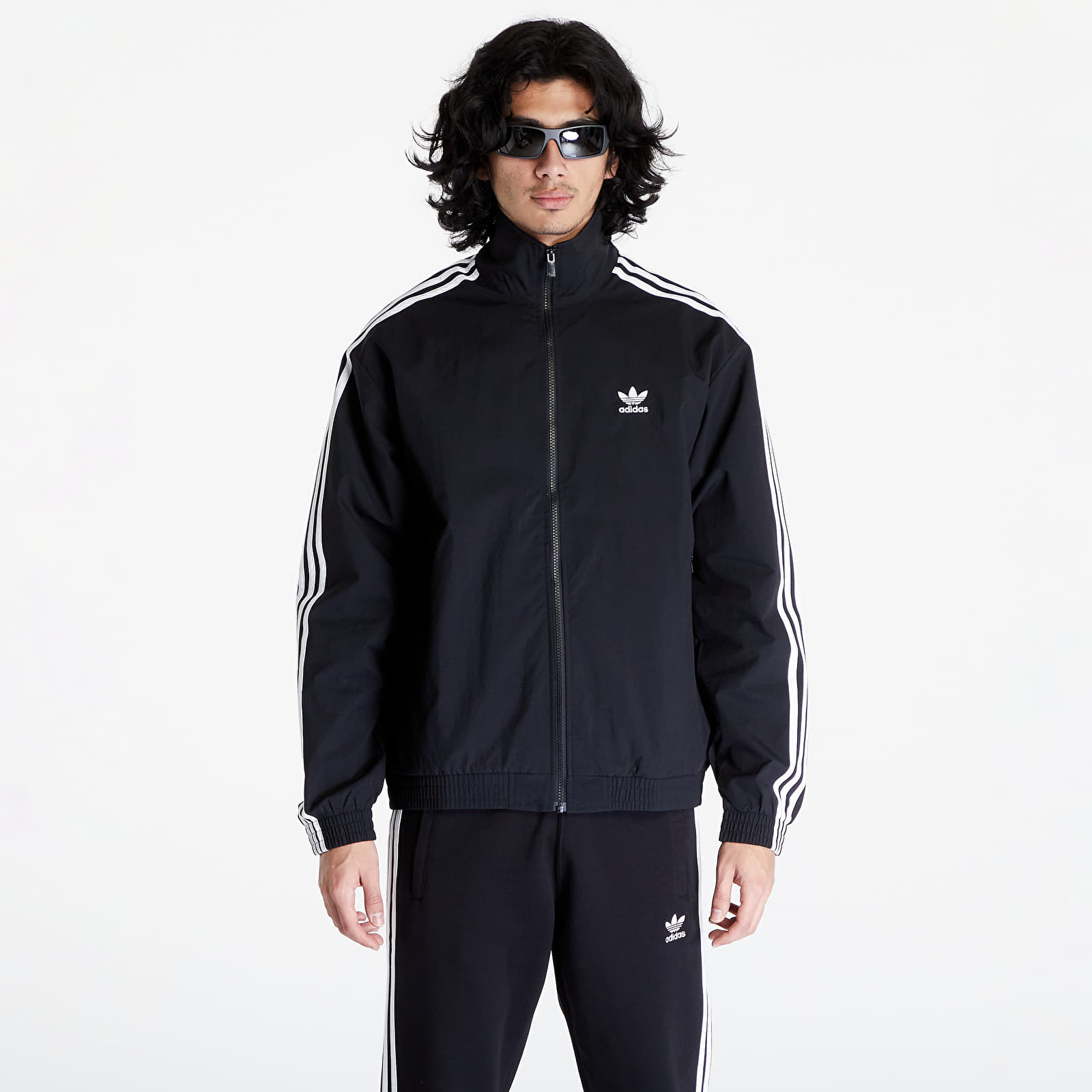 adidas Adicolor Woven Firebird Track Top Black