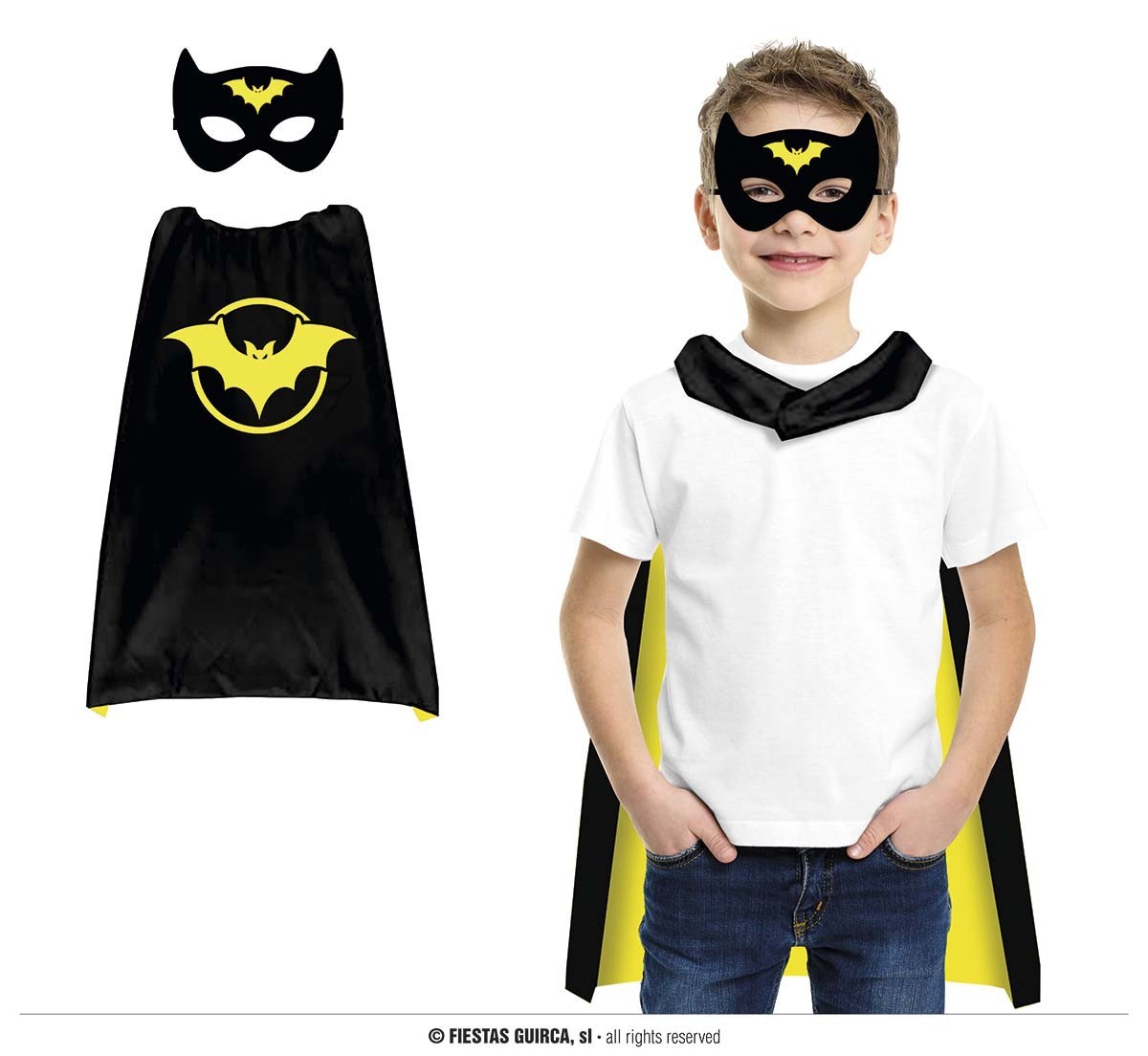 Guirca Detský plášť s maskou - Batman