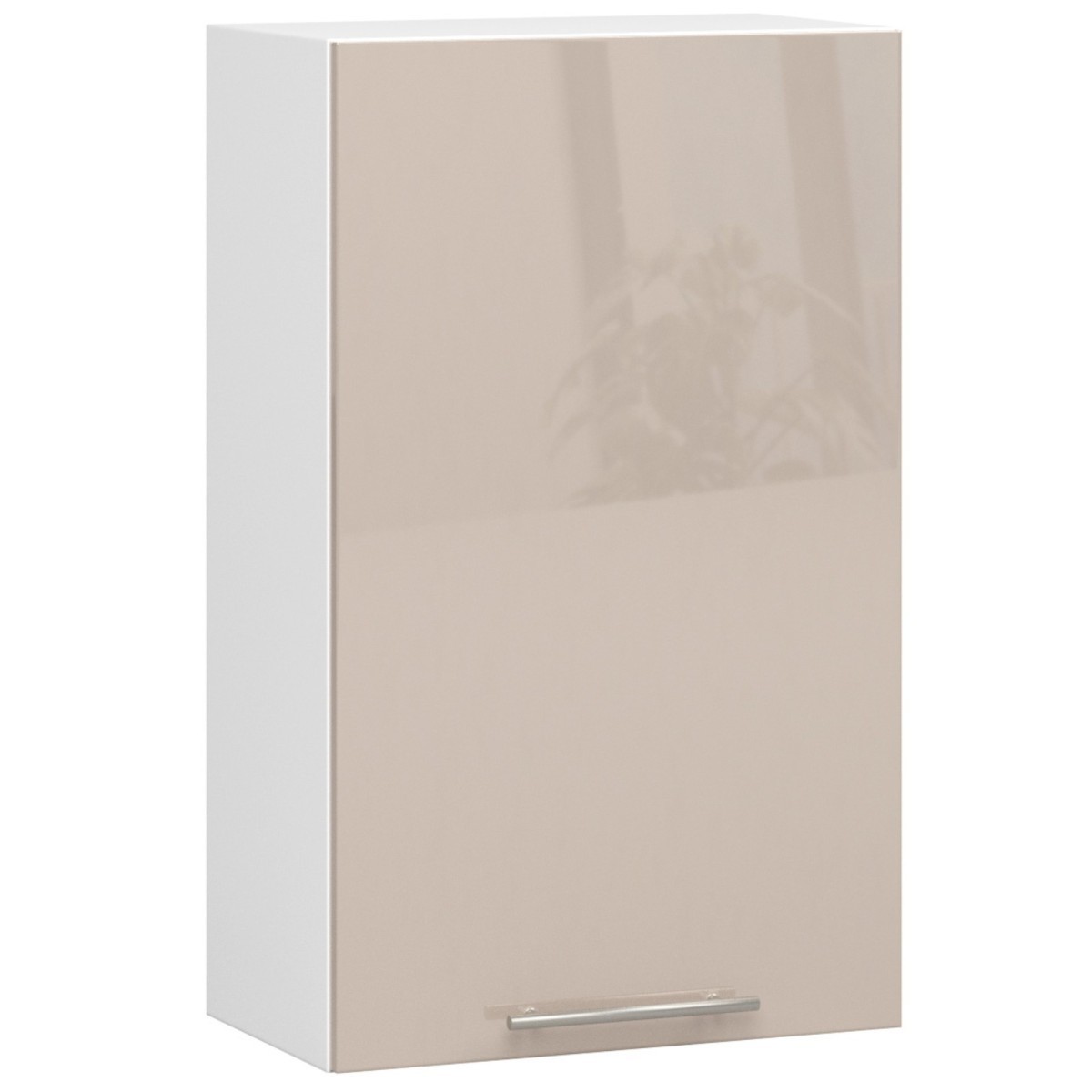 Závěsná kuchyňská skříňka Olivie W 50 cm bílá/cappuccino