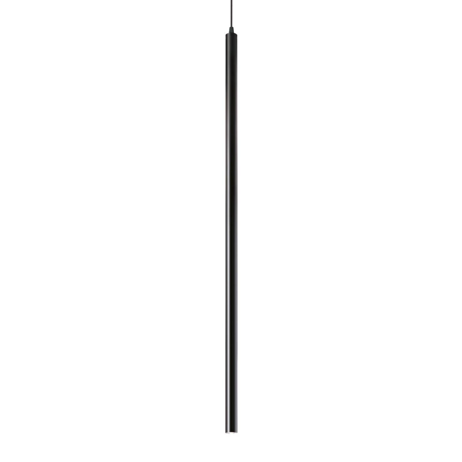 Ideal Lux Ultrathin d100 svietidlo čierna 3 000K