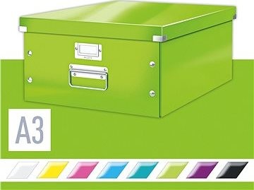 Leitz WOW Click & Store A3 36,9 x 20 x 48,2 cm, zelená