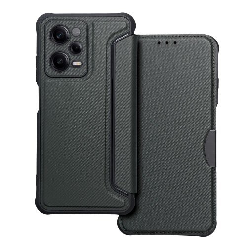 Puzdro Razor Book Xiaomi Redmi Note 12 Pro 5G - tmavo-zelené
