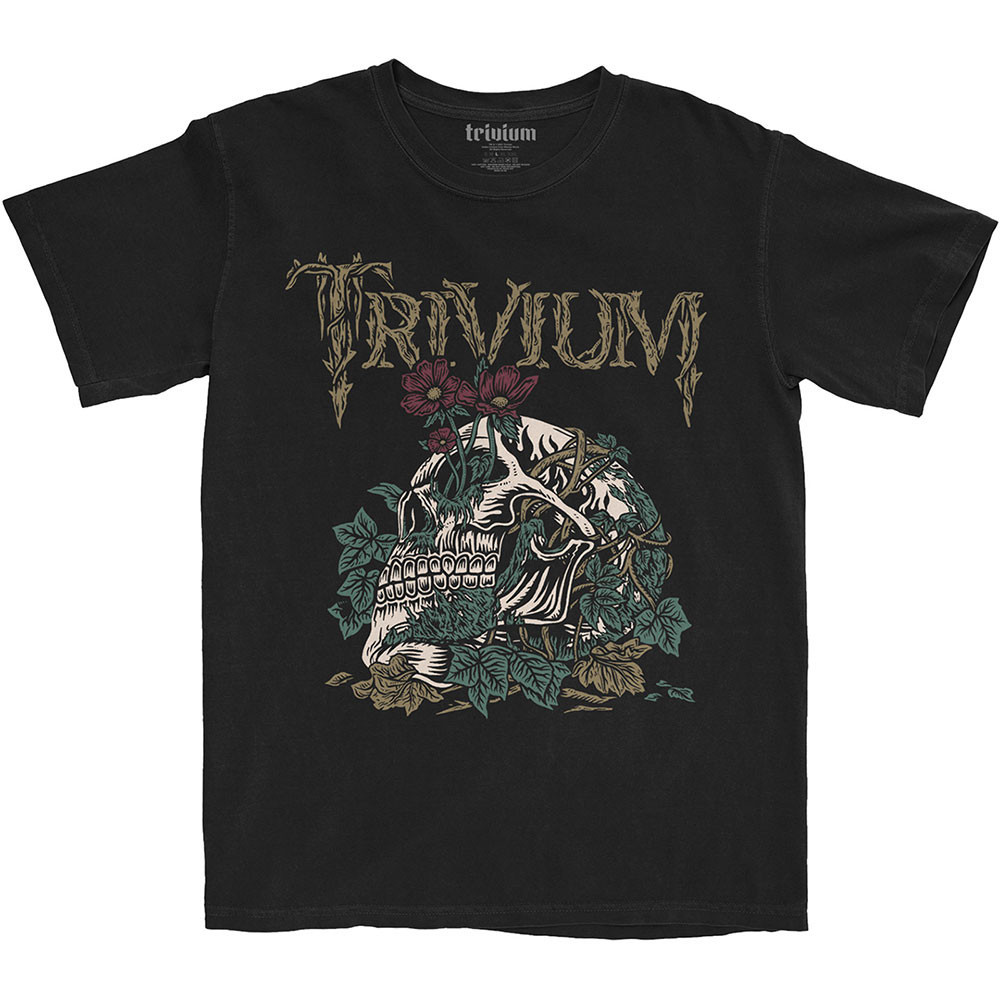 Trivium tričko Skelly Flower Čierna XXL