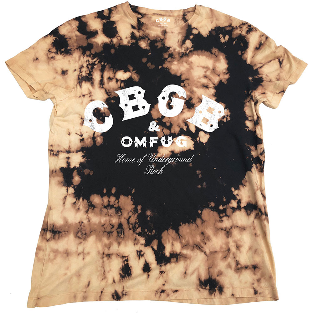 CBGB tričko Classic Logo Hnedá/čierna XL