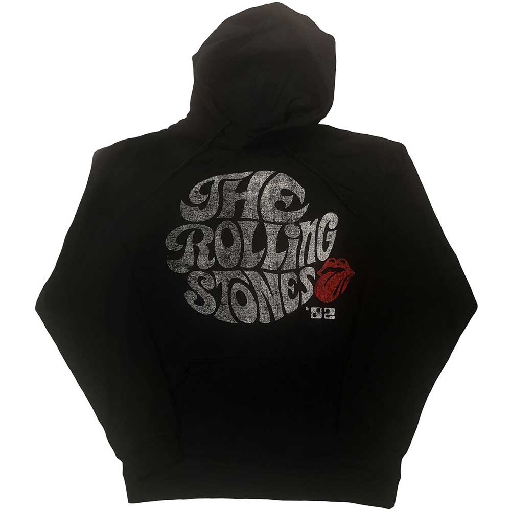 The Rolling Stones mikina Swirl Logo '82 Čierna XXL