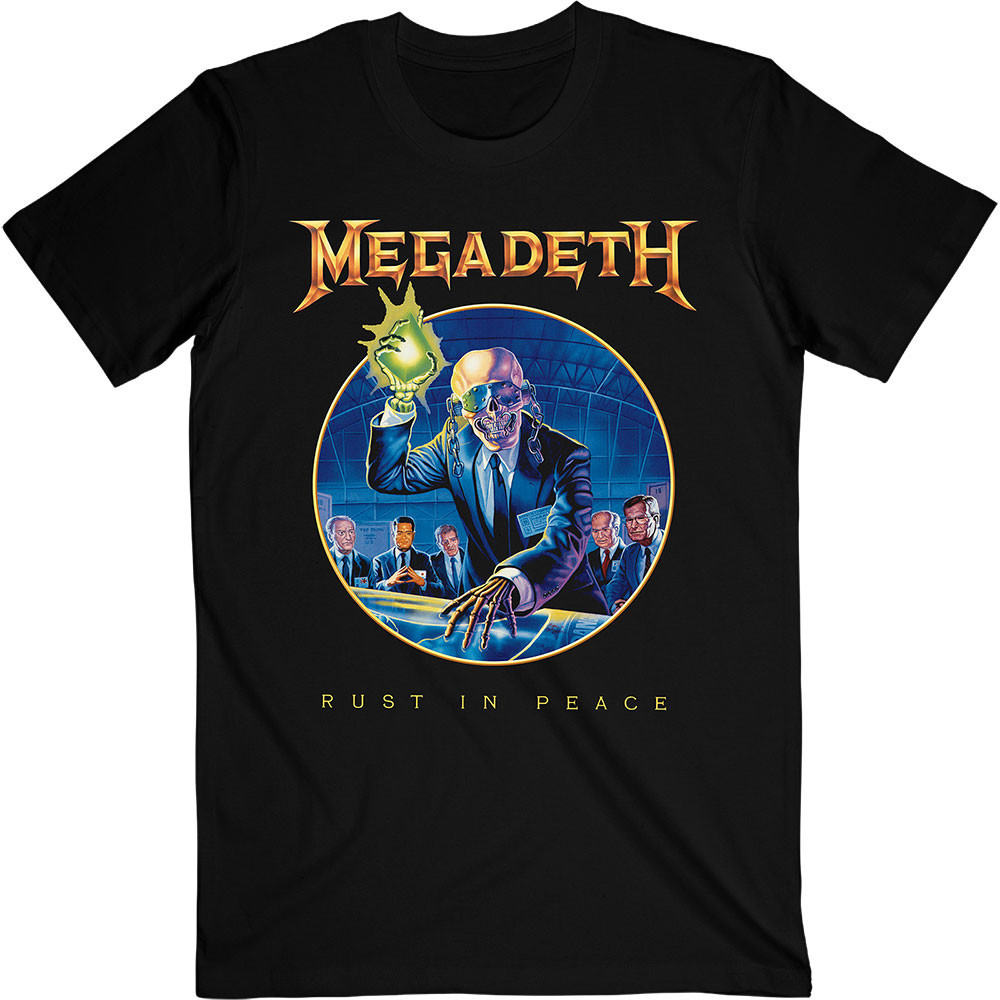 Megadeth tričko RIP Anniversary Čierna S