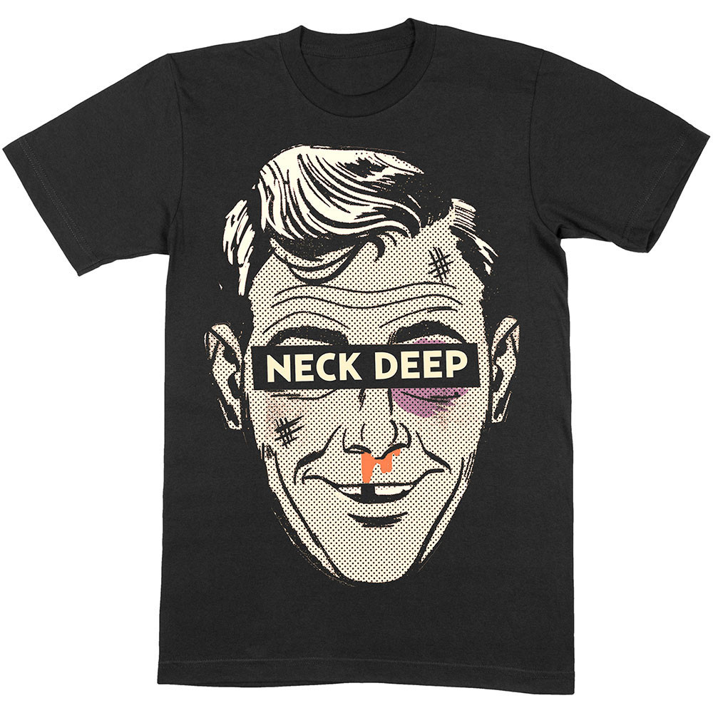 Neck Deep tričko Ned Čierna S