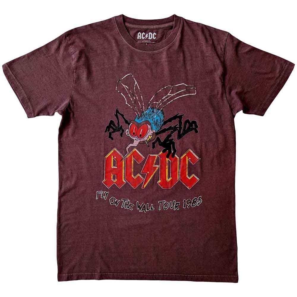 AC/DC tričko Fly On The Wall Tour Červená S