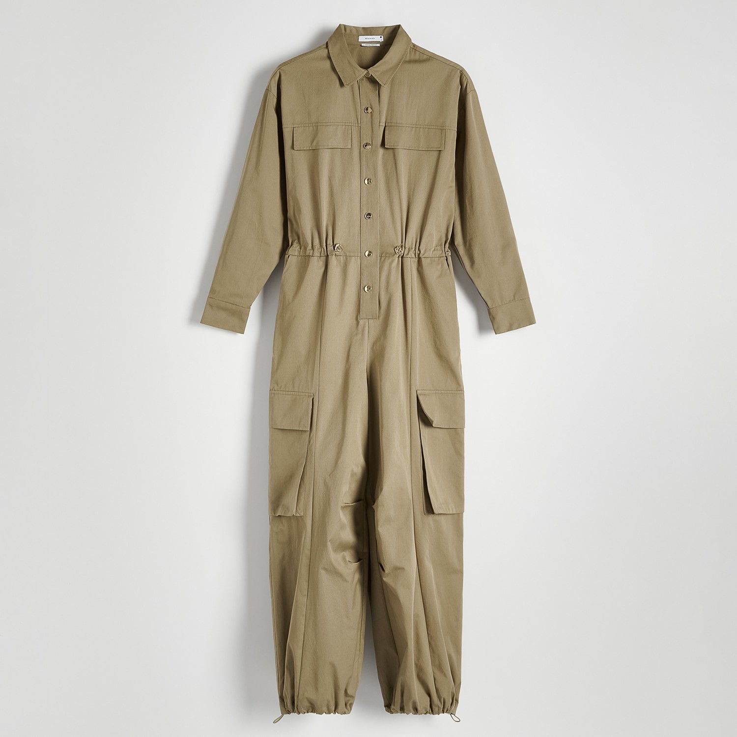 Reserved - Ladies` jumpsuit - Khaki
