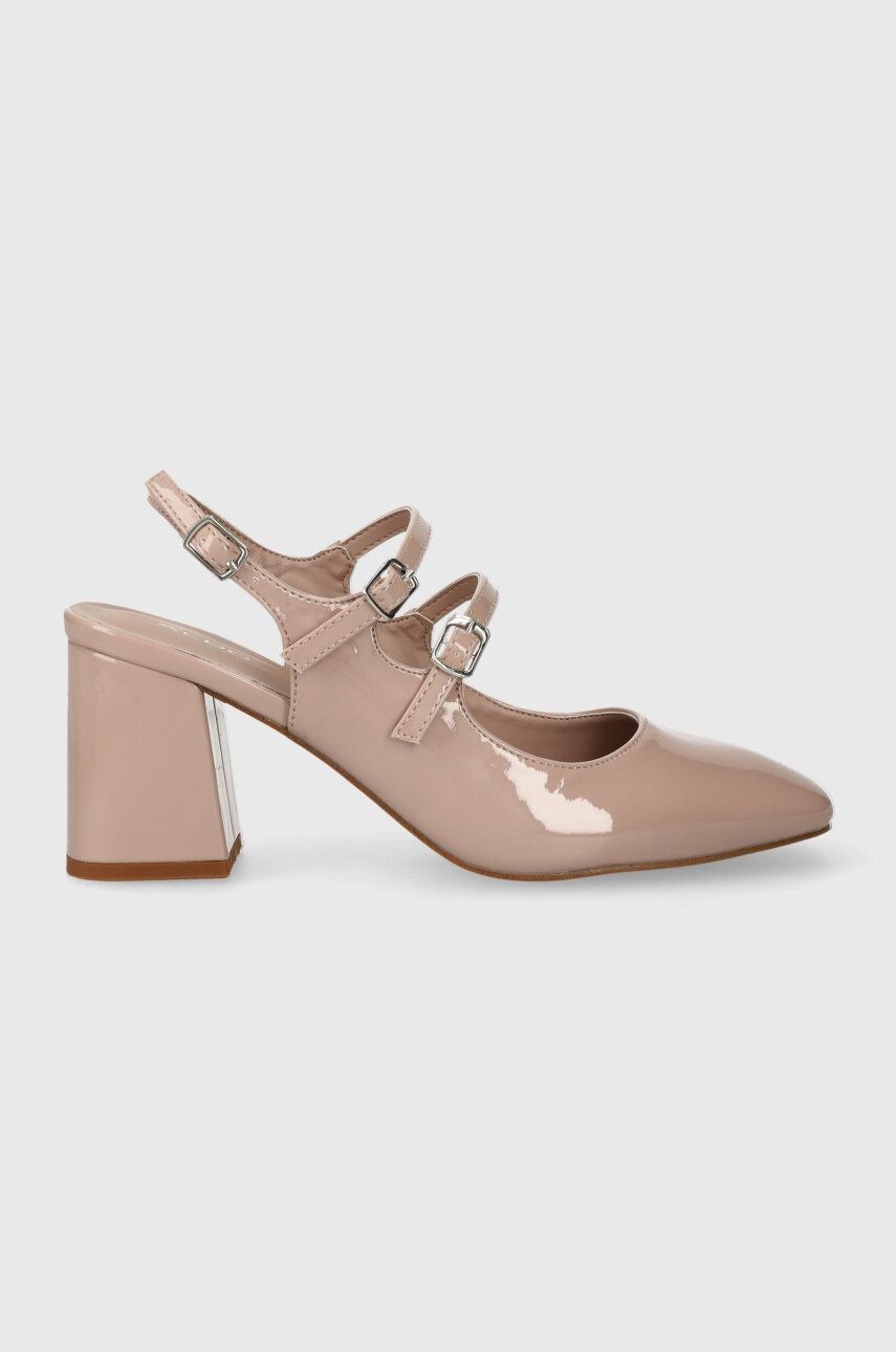 Lodičky Aldo VIVIANNE ružová farba, na podpätku, s otvorenou pätou