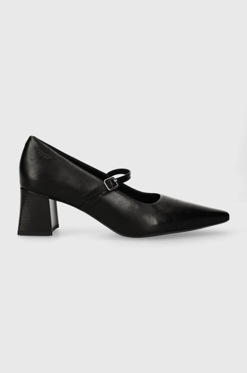 Kožené lodičky Vagabond Shoemakers ALTEA čierna farba, na podpätku, 5740.201.20