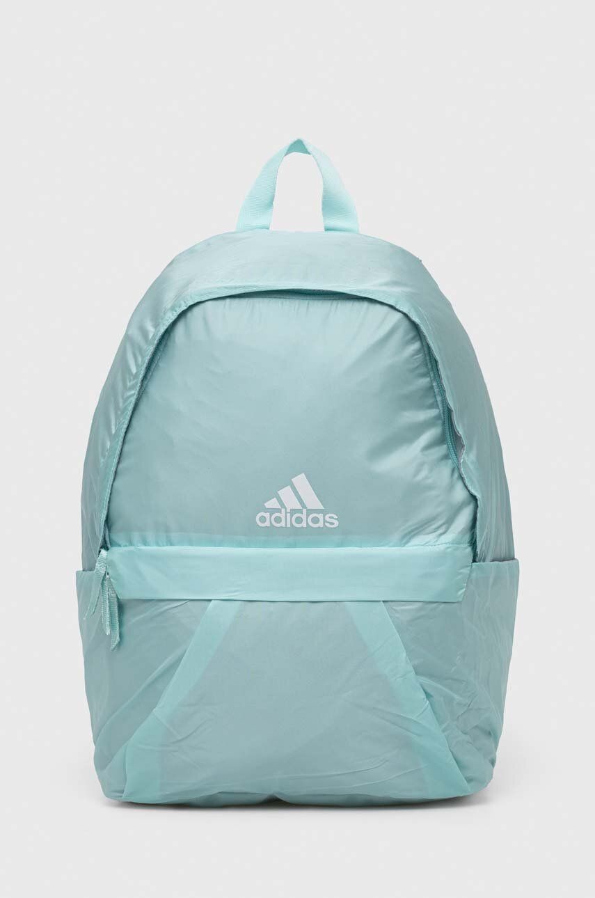Ruksak adidas dámsky, tyrkysová farba, veľký, jednofarebný