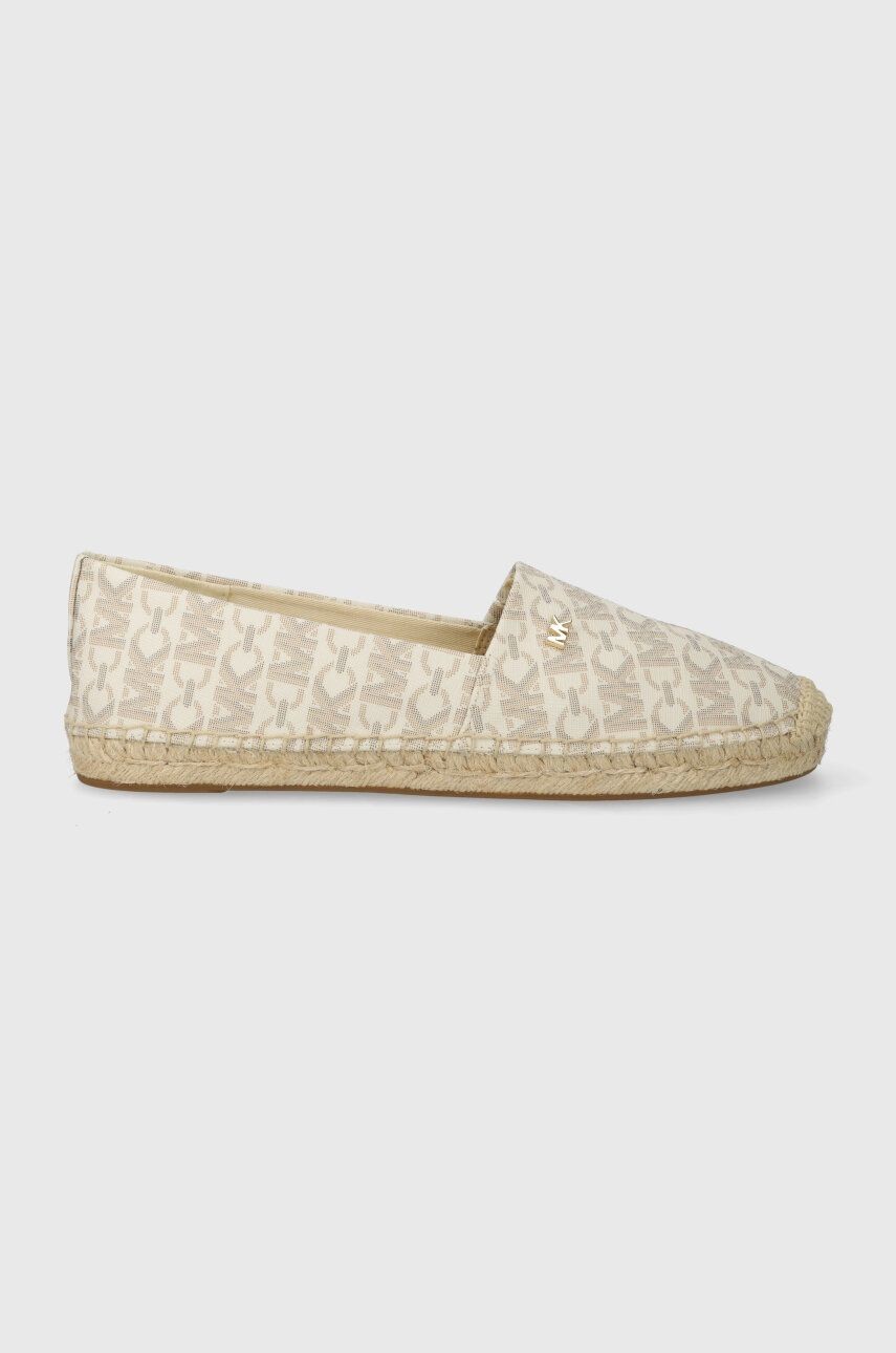 Espadrilky MICHAEL Michael Kors Kendrick béžová farba, 40R4KNFP1B