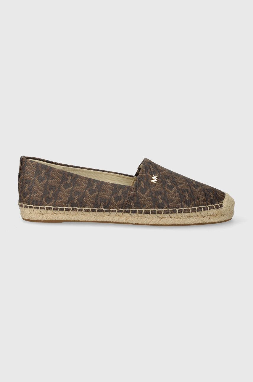 Espadrilky MICHAEL Michael Kors Kendrick hnedá farba, 40R4KNFP1B