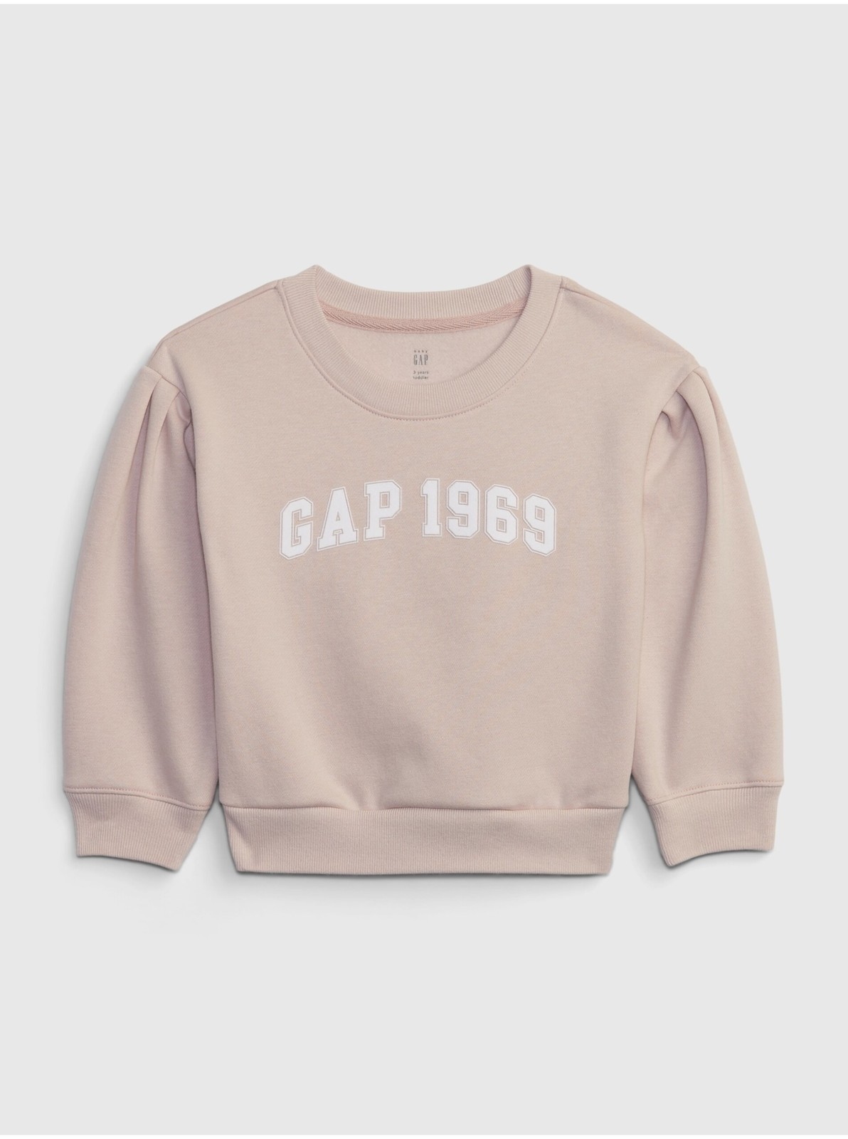 Svetloružová dievčenská mikina GAP 1969