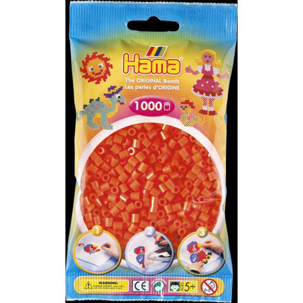 Hama Zažehľovacie korálky MIDI - oranžové