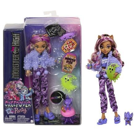 Mattel Monster High CREEPOVER PARTY BÁBIKA - CLAWDEEN