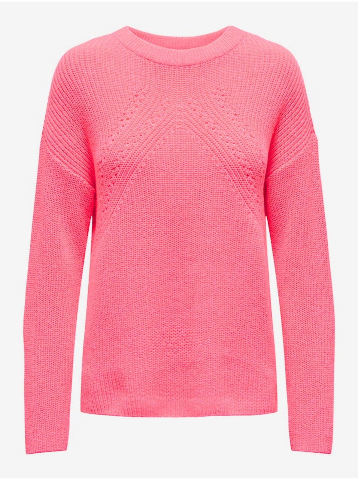 Pink women's basic sweater ONLY Bella - Women