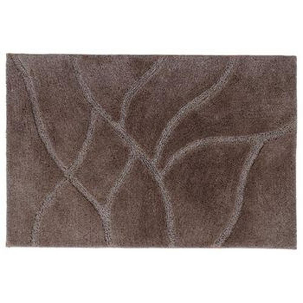 Kúpeľňová Predložka Leave, 60/90cm, Sivohnedá