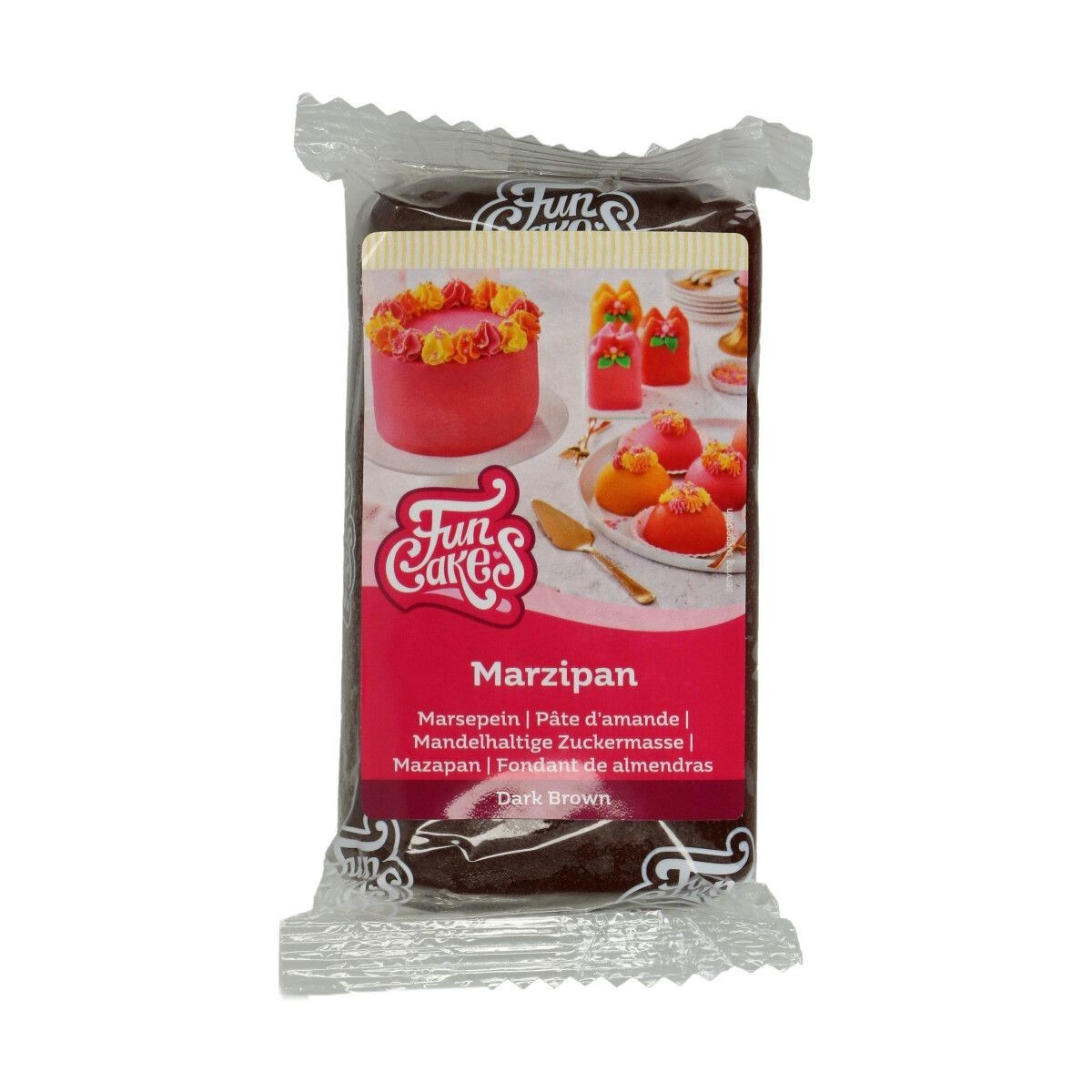 Funcakes Hnedý marcipán Dark Brown 250 g