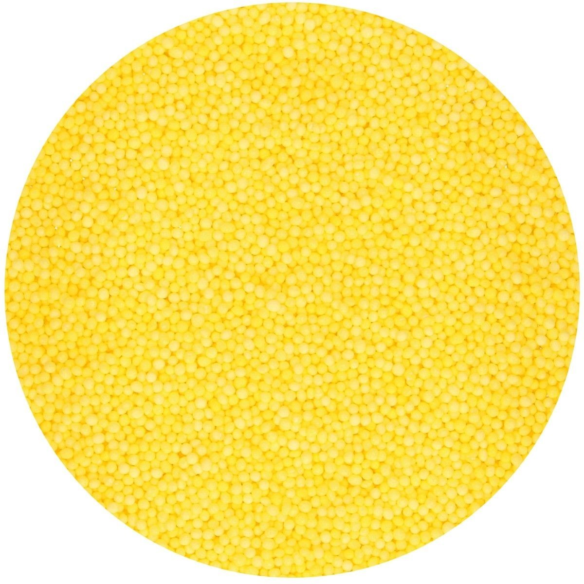 Funcakes Cukrové guličky Nonpareils  Yellow - Žlté 80 g