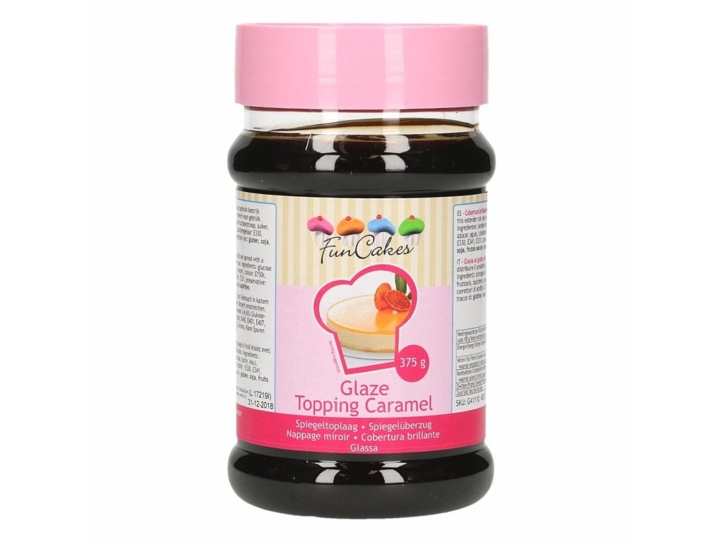 Funcakes Zrkadlová poleva Caramel - s príchuťou karamelu 375 g