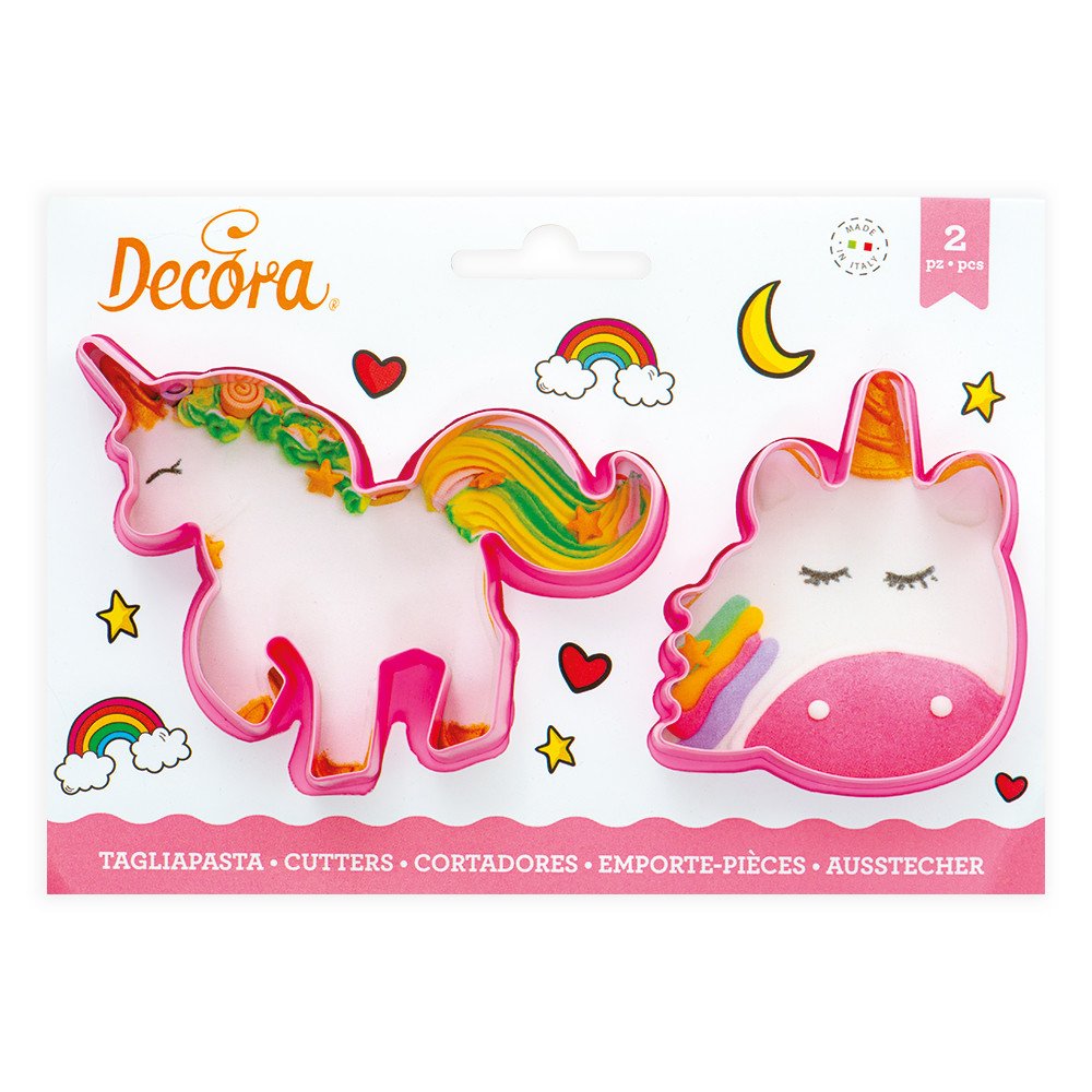 Decora Sada vykrajovačiek - jednorožec