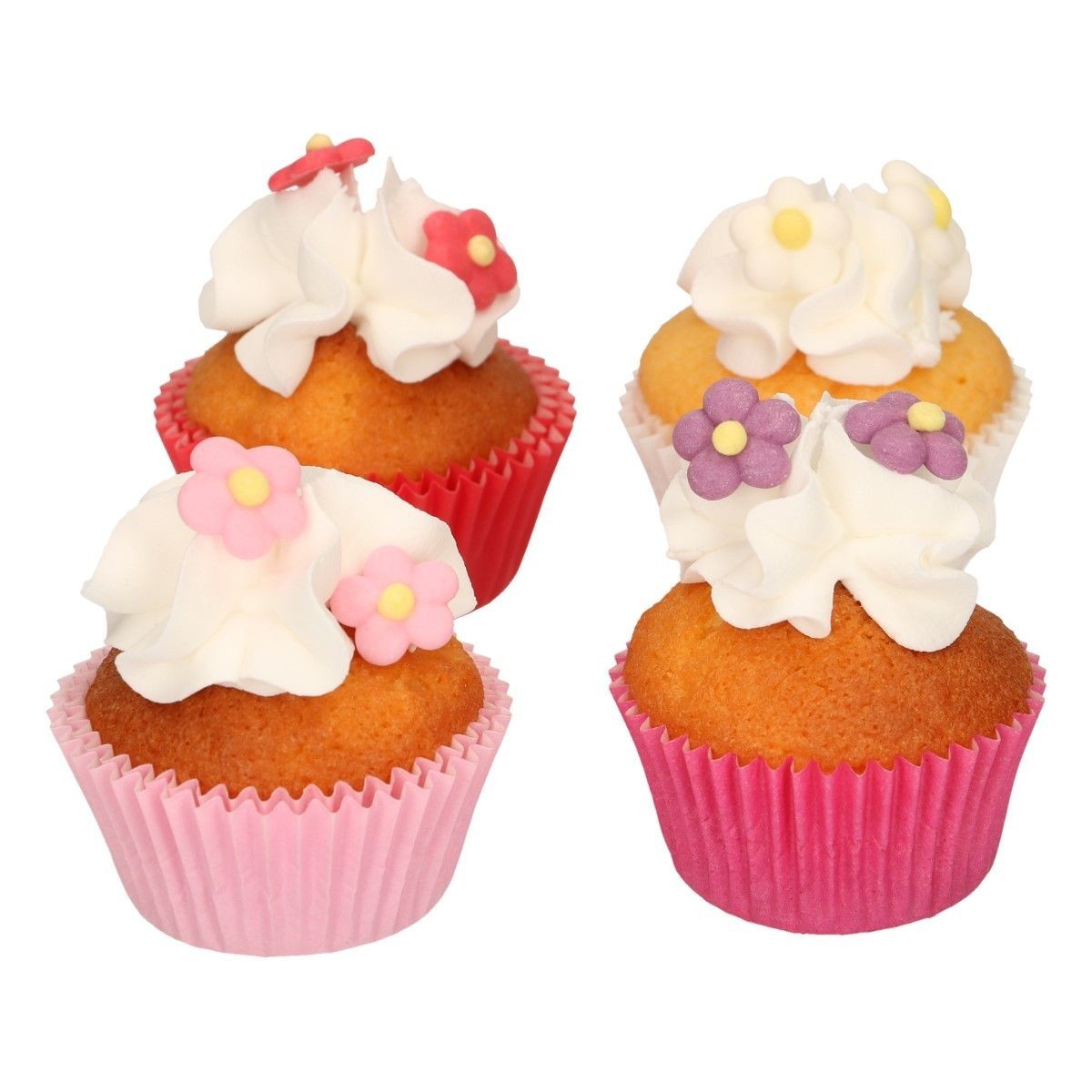 Funcakes Cukrové zdobenie set kvietky 32 ks