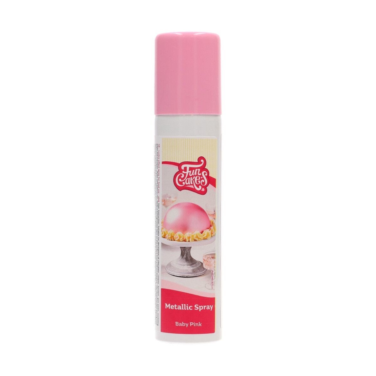 Funcakes Farba v spreji - Metallic baby pink 100 ml