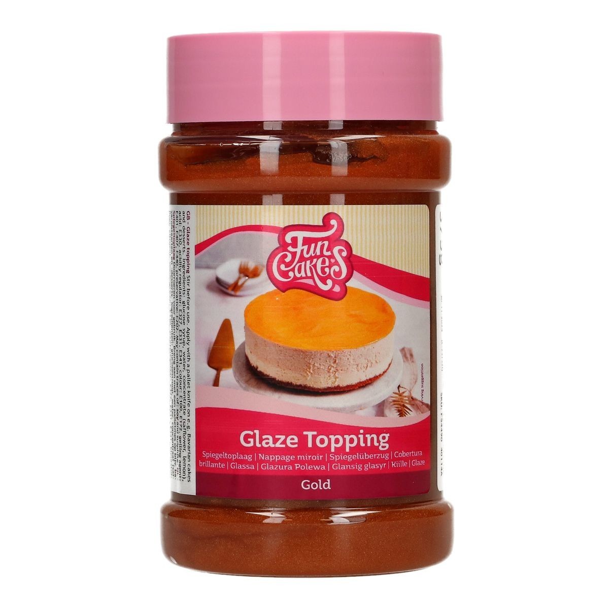 Funcakes Zrkadlová poleva - Zlatá