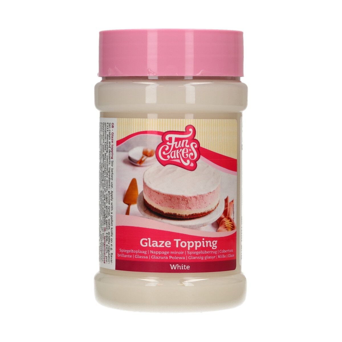Funcakes Zrkadlová poleva - Biela