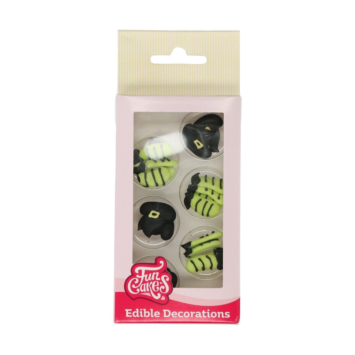 Funcakes Cukrové zdobenie - Klobúk a nohy čarodejnice 18 ks