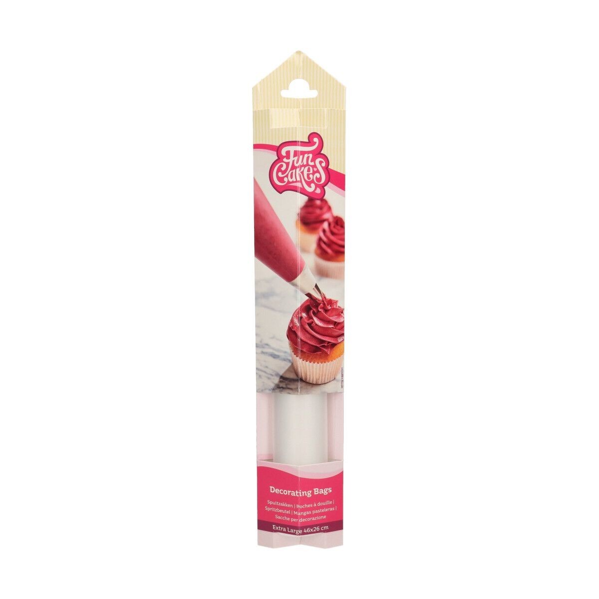 Funcakes Jednorázové cukrárske zdobiace sáčky protišmykové 46 cm /10 ks