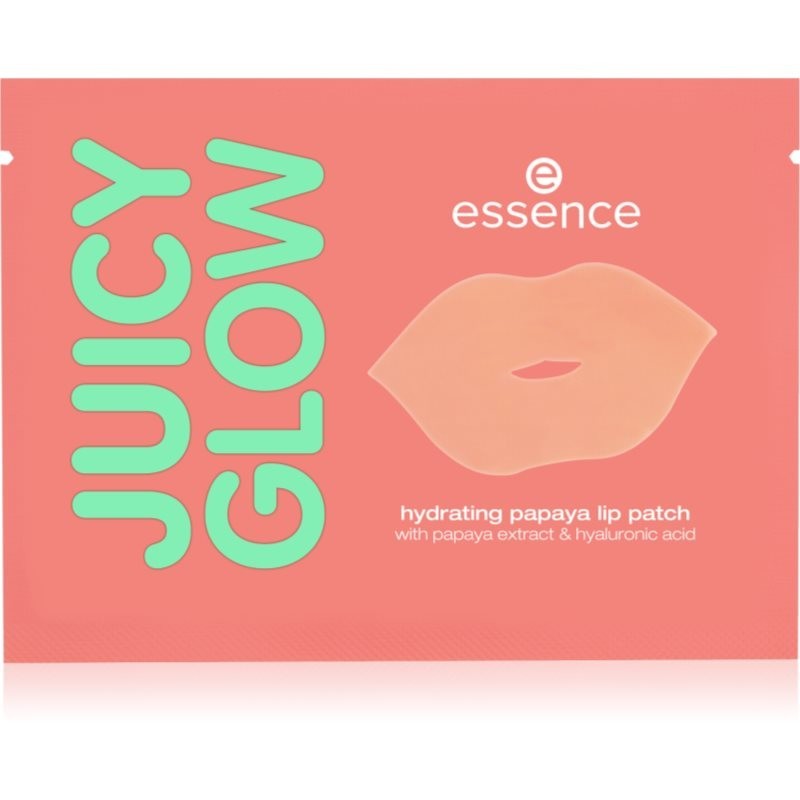 Essence JUICY GLOW PAPAYA hydratačná maska na pery 1 ks