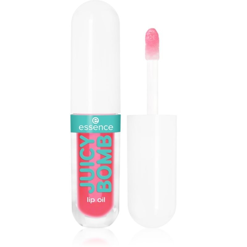 Essence JUICY GLOW JUICY BOMB lesk na pery odtieň 02 - Strawberry Star 2,4 ml