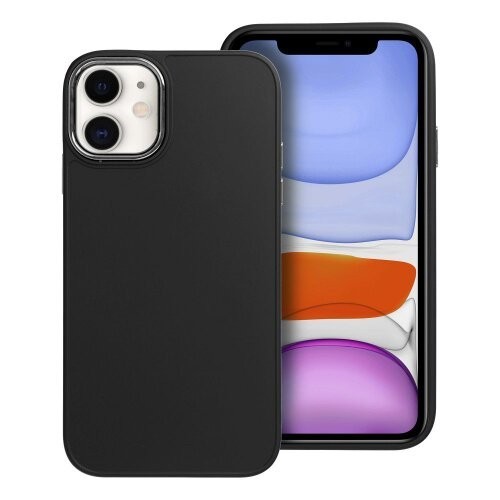 Puzdro Frame TPU iPhone 11 - čierne