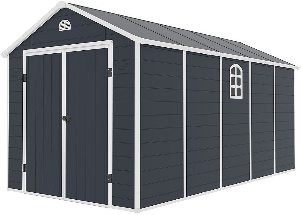 Záhradný domček plocha 242 x 456 cm (antracit)