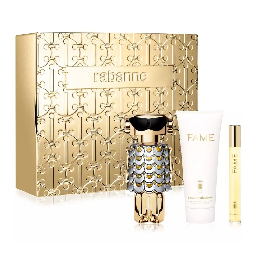 Paco Rabanne Fame - EDP 80 ml (plnitelná) + tělové mléko 100 ml + EDP 10 ml