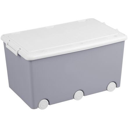 TEGA Viacúčelový box na hračky - šedá