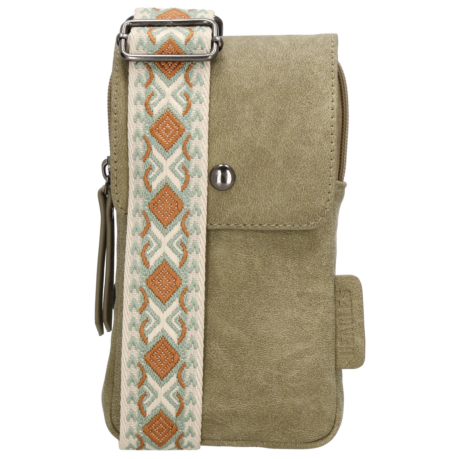 Beagles dámska crossbody taška na mobil Malaga - svetlo zelená