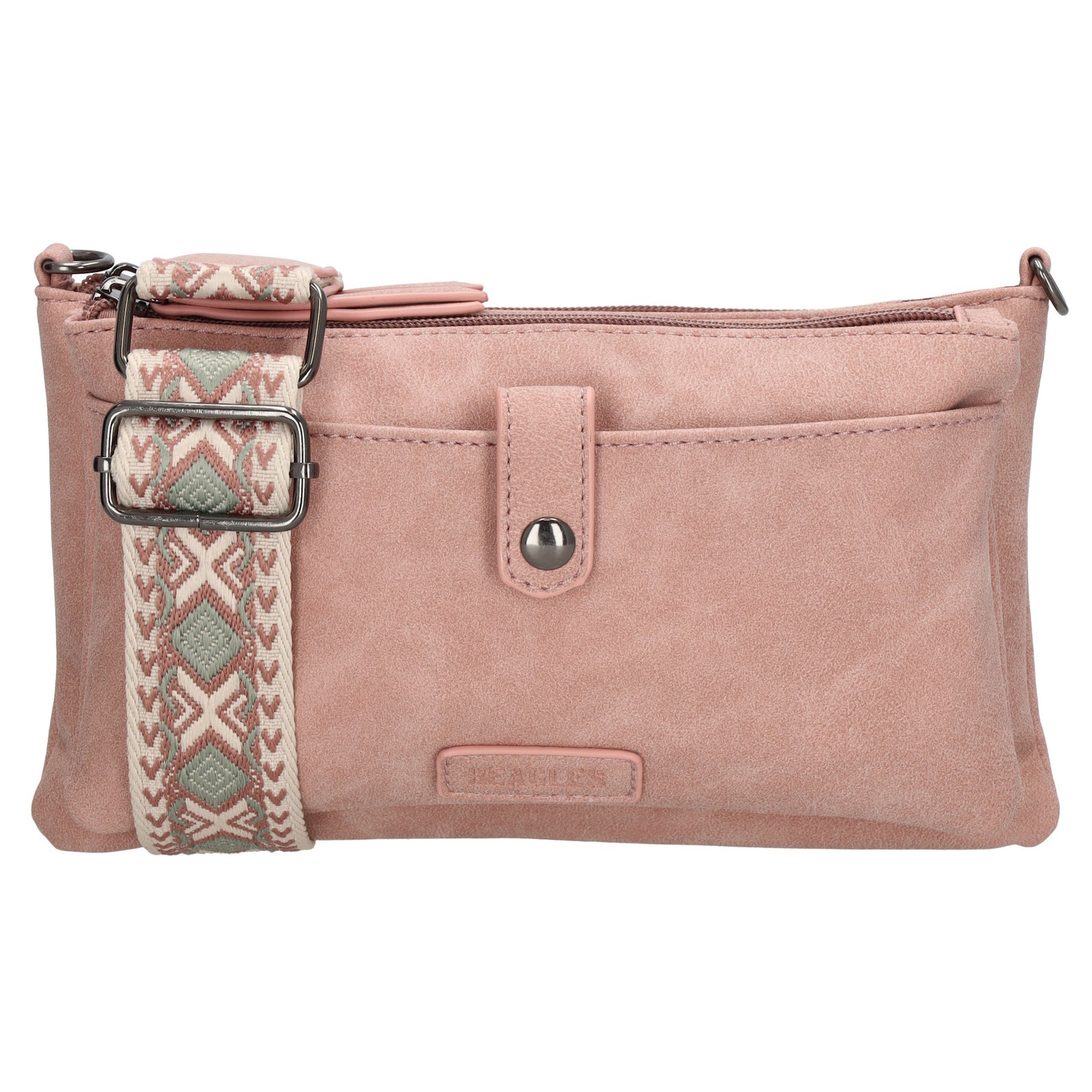 Beagles taška cez rameno Malaga - svetlo ružová