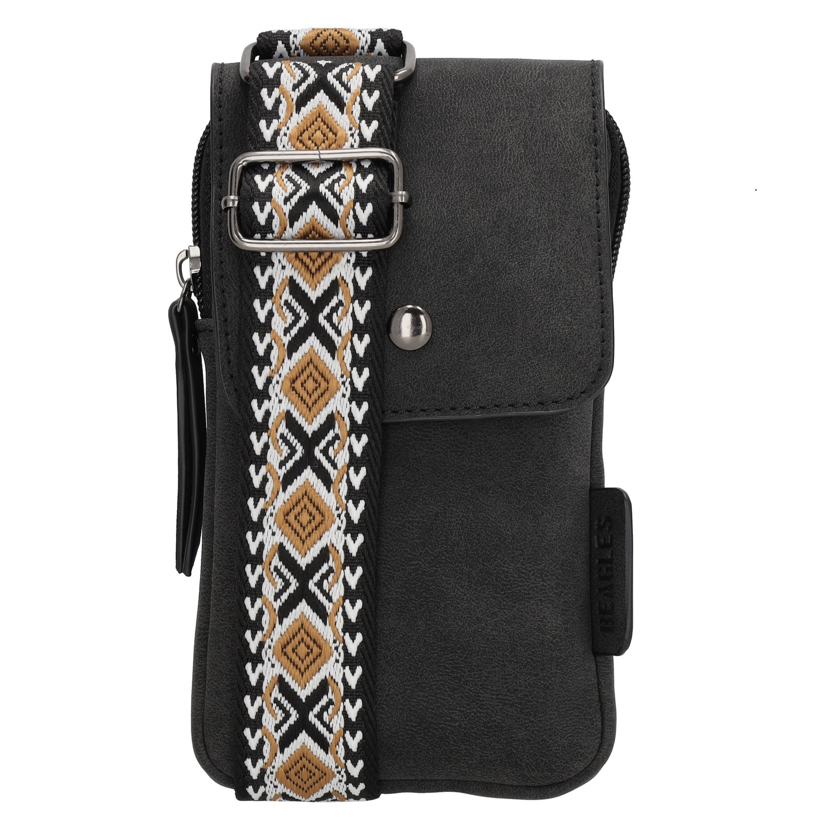 Beagles dámska crossbody taška na mobil Malaga - čierna